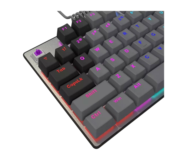 Lorgar Azar 514TKL RGB Czarna LRG-GK514TKL-BK-US - 1326964 - zdjęcie 8